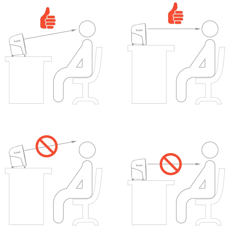 iLoud Micro Monitor - This switch controls