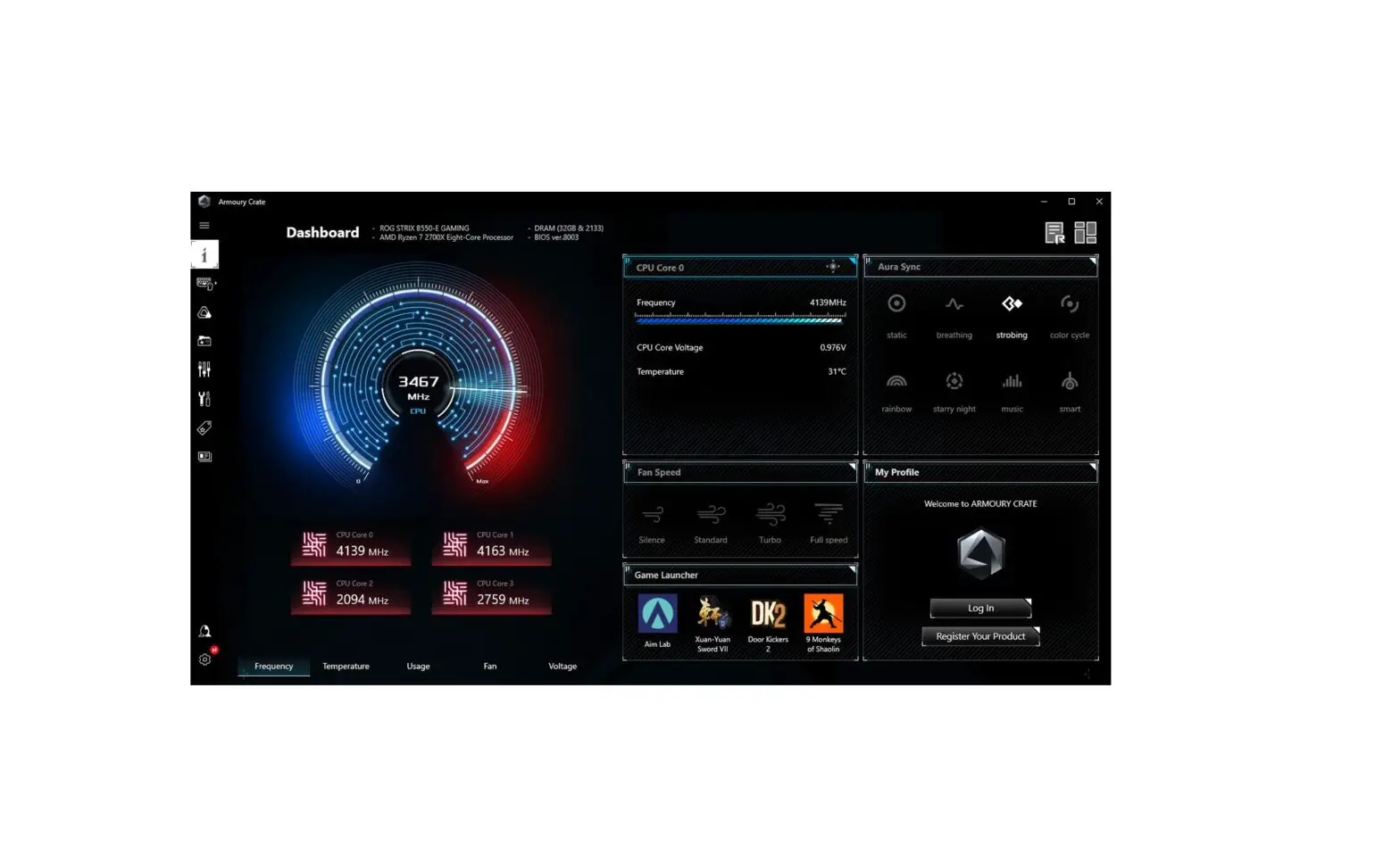Asus Armoury Crate Instruction Manual