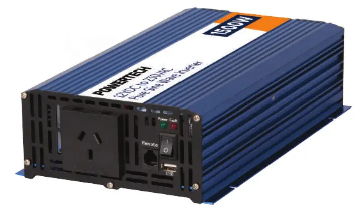 POWERTECH 12VDC to 230VAC Pure Sine Wave
