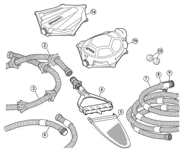 Polaris 65 I65 Turbo Turtle Swimming Pool Pressure Cleaners - Polaris Complete Cleaner