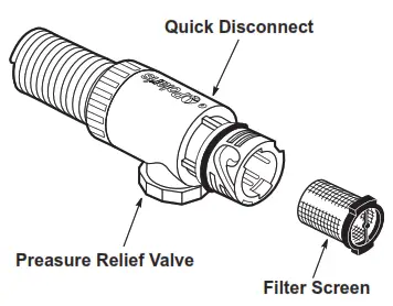 Polaris 65 I65 Turbo Turtle Swimming Pool Pressure Cleaners - Pressure Relief Valve