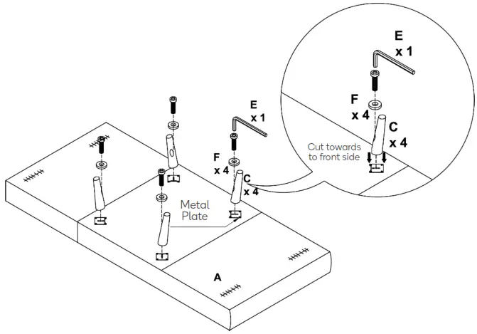 kogan OVSFBJPBK1A Ovela Jepson Convertible Lounge Chair and Bed - Assembly