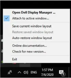 Restoring Application