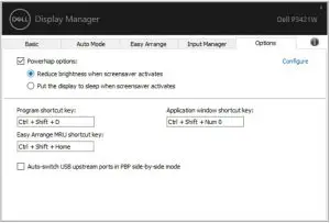 Shortcut Keys Interface