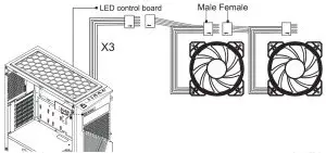 AZZA Inferno 310 Mid Tower Case-- PASt