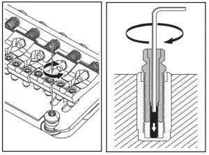 Ibanez T1802 Tremolo Bridge- -FIG2