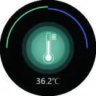 JIMEI D01 Smart Watch-Body temperature