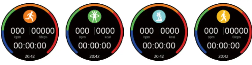 JIMEI D01 Smart Watch-Exercise Mode 2