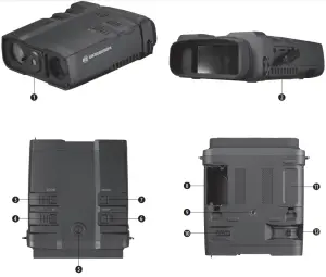 BRESSER 1877493 Digital Nightvision NightSpyDIGI Pro HD - Device Overview