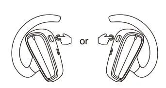 ACREO OpenBuds True Wireless Open Ear Earbuds - data reset