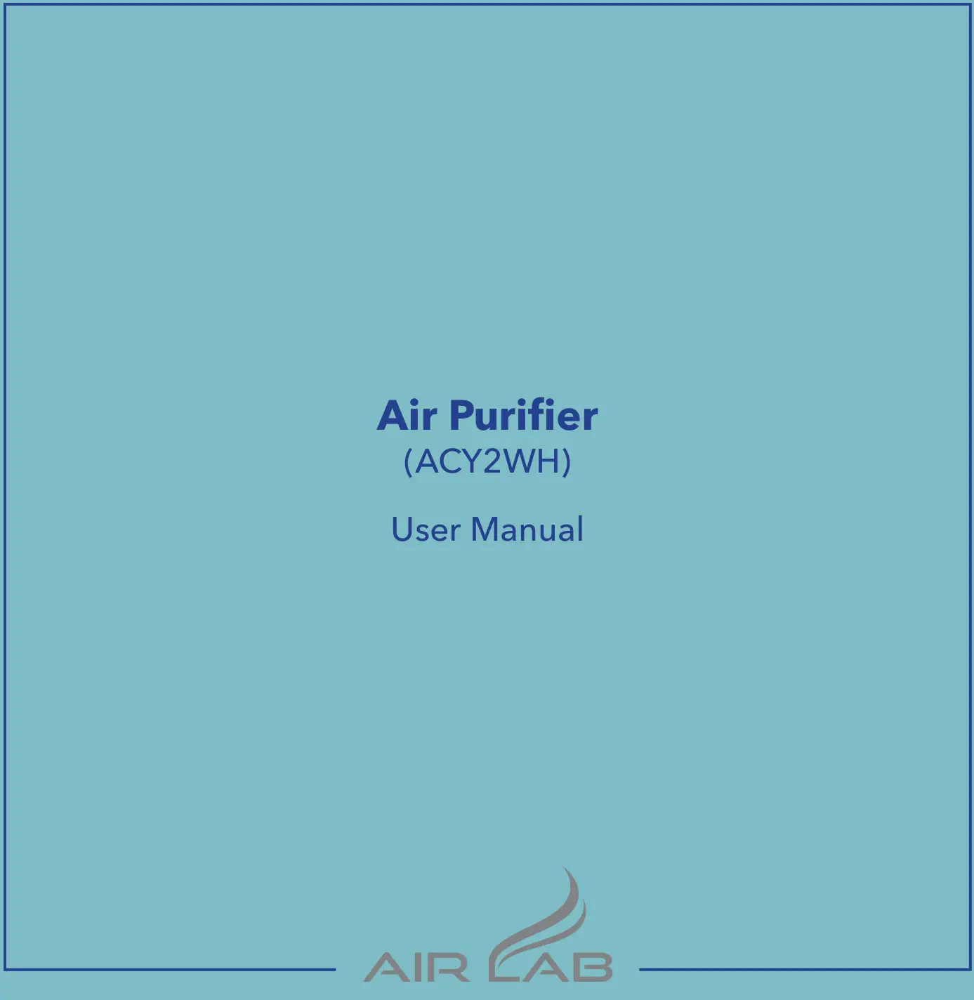 AIR LAB ACY2WH Air Purifier User Manual