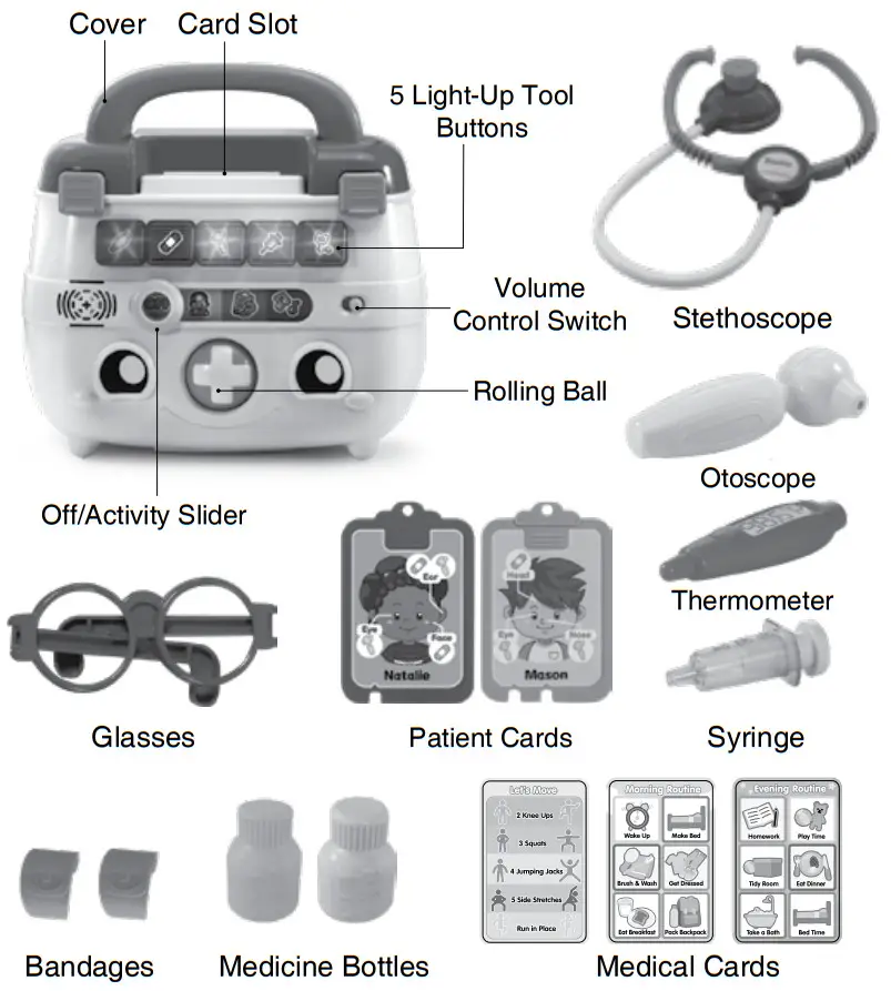 vtech 1783 Play and Heal Deluxe Medical Kit - INTRODUCTION
