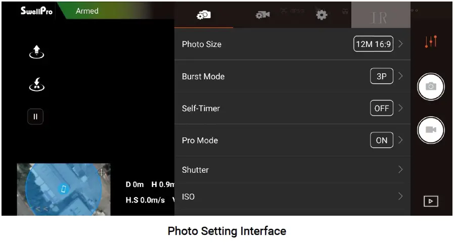 SwellPro GC1-S Waterproof 1-Axis Gimbal 4K Camera for Splash Drone fig 14