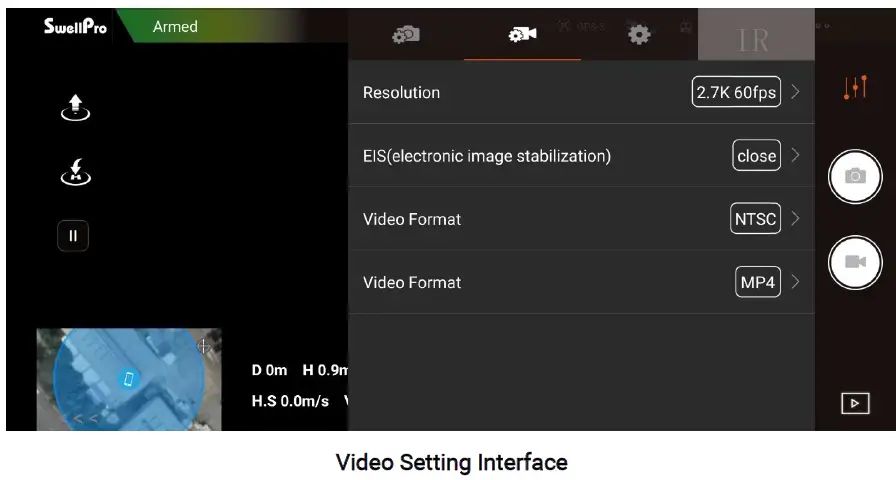 SwellPro GC1-S Waterproof 1-Axis Gimbal 4K Camera for Splash Drone fig 15
