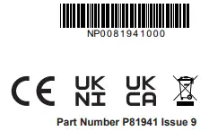 Barcode and Compliance Symbols