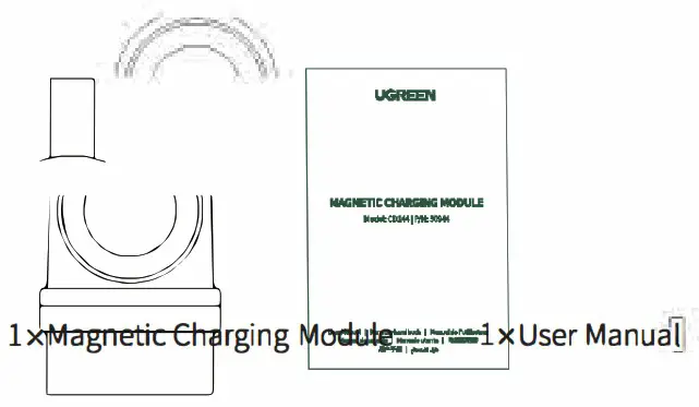 UGREEN CD144 Portable Magnetic Charger - Package Contents