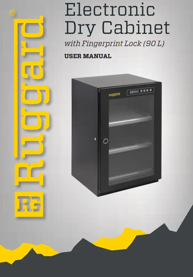 Ruggard Electronic Dry Cabinet with Fingerprint Lock