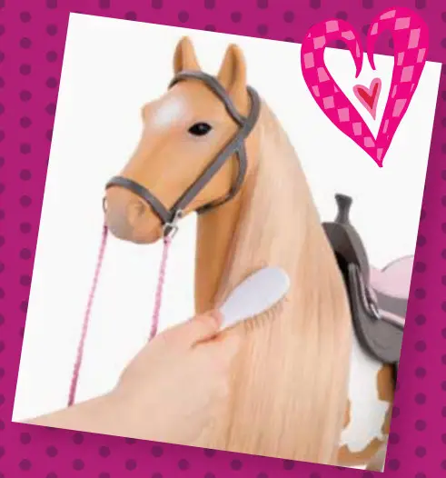 our generation BD38030Z Palomino Paint Horse 20 Inch Hair Play Horse - ldea