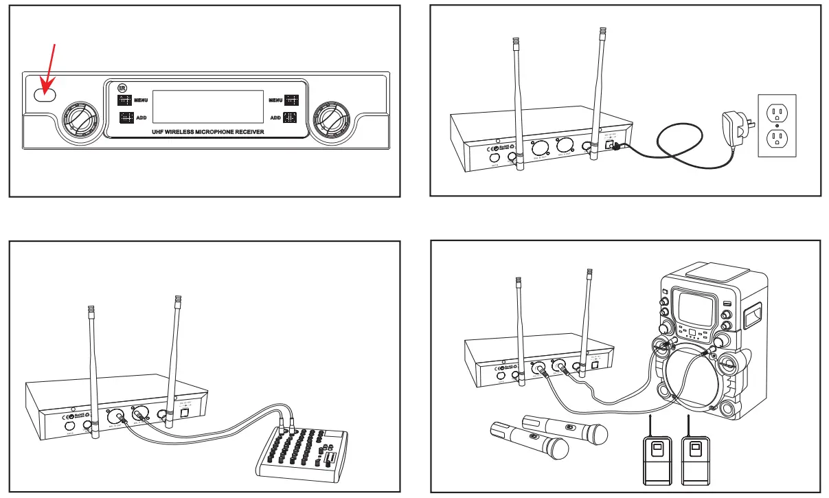 INNOPOW WM 333 UHF Wireless Microphone - TRANSMITTER 13