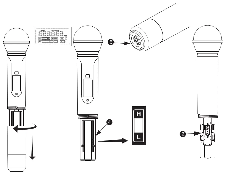 INNOPOW WM 333 UHF Wireless Microphone - fig 2
