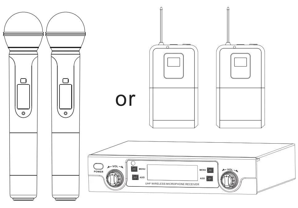 INNOPOW WM 333 UHF Wireless Microphone