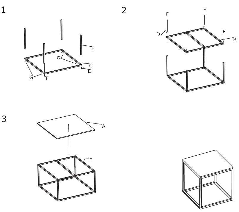 BESOA 10034018 White Pearl I Coffee Table - fig