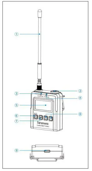 Saramonic SR-UwMic9S mini UHF Wireless Microphone System - product