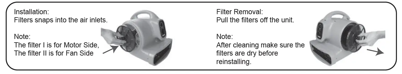 XPOWER P-800I- Inflatable -Blowers- Owner's - fig- 8