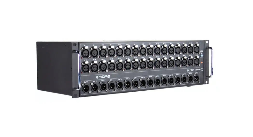 Midas Dl32 32-input- 16-output Stage Box User Guide