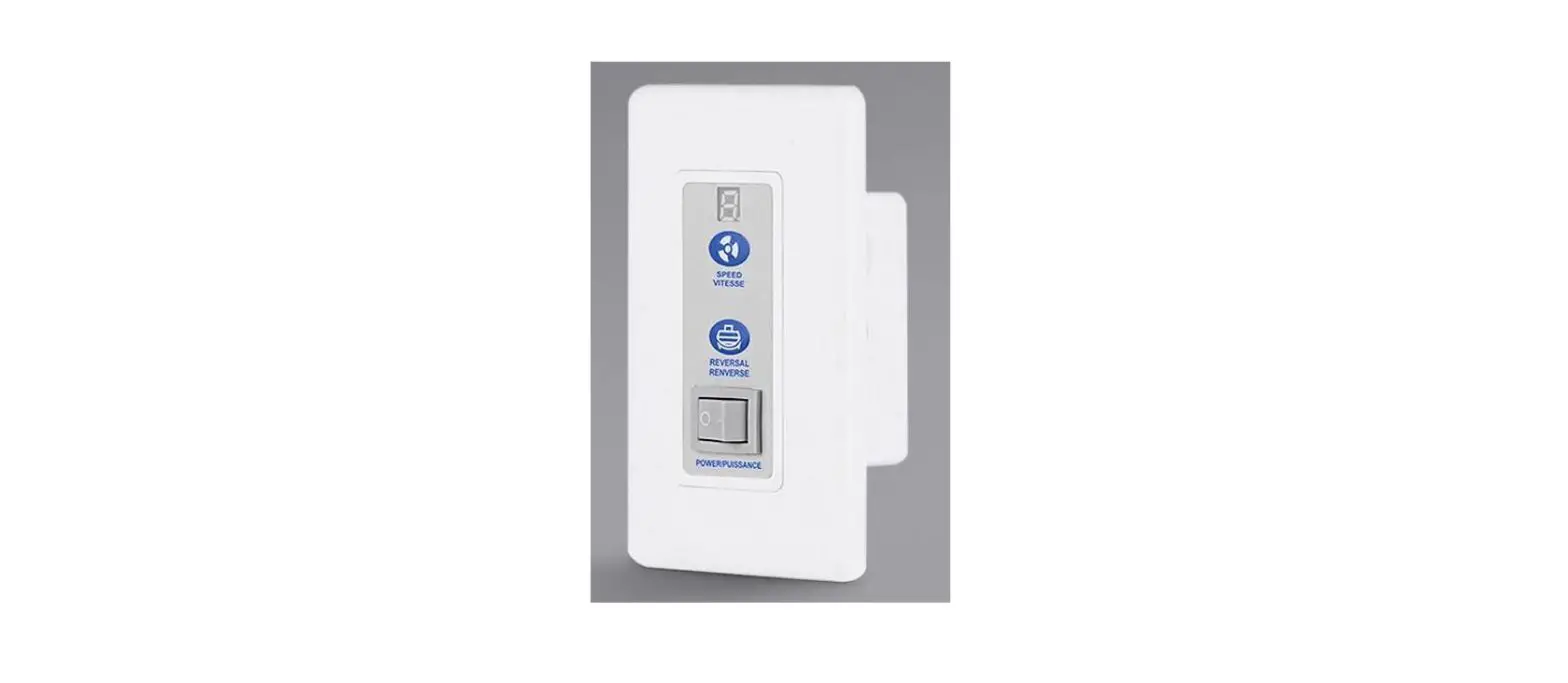 Canarm Dcq014-w Ceiling Fan Wall-mounted Control Instruction Manual