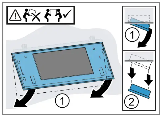SIEMENS LR96CAQ20 Ceiling Mounted Ventilation System - Slowly take