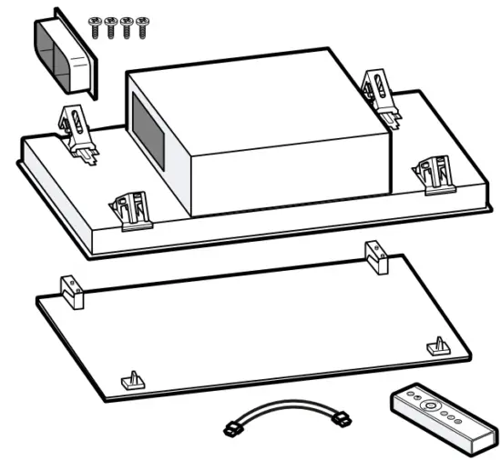 SIEMENS LR96CAQ20 Ceiling Mounted Ventilation System - damage
