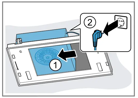 SIEMENS LR96CAQ20 Ceiling Mounted Ventilation System - mains plug
