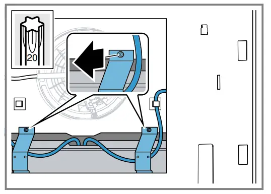 SIEMENS LR96CAQ20 Ceiling Mounted Ventilation System - outlet clockwise