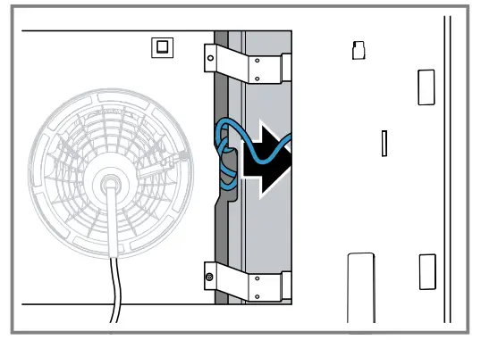 SIEMENS LR96CAQ20 Ceiling Mounted Ventilation System - remaining cable