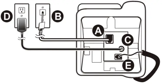 geemarc CL595 Corded Big Button Answerphone - dayagram