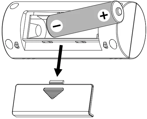 T D RTR-322 Log-EZ Thermo Recorder - Install the Battery