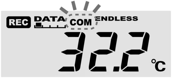 T D RTR-322 Log-EZ Thermo Recorder - Registration Mode