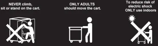 USUB SC01 30AU LT F Laptop and Tablet Charging Cart - fig1