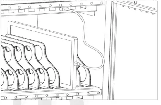 USUB SC01 30AU LT F Laptop and Tablet Charging Cart - fig6