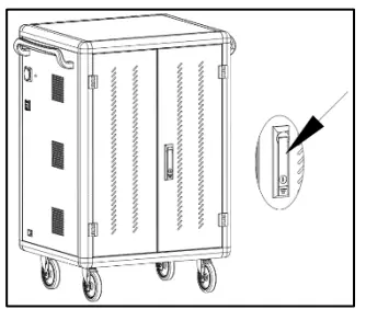 USUB SC01 30AU LT F Laptop and Tablet Charging Cart - fig8