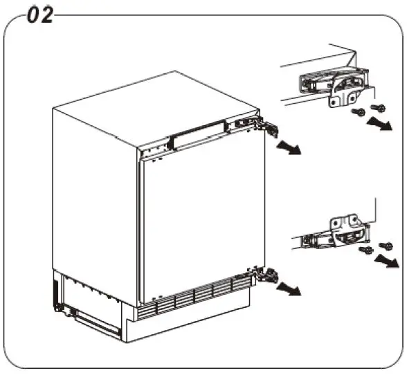 fridgemaster- MBUR60121MF- Built-In -Larder -Fridge -4