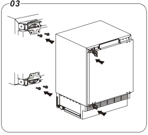 fridgemaster- MBUR60121MF- Built-In -Larder -Fridge -5