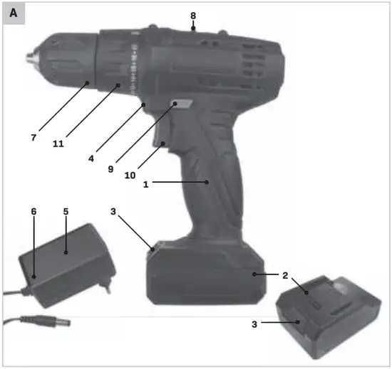 VONROC-CD504DC-Cordless-Drill-Overvivew