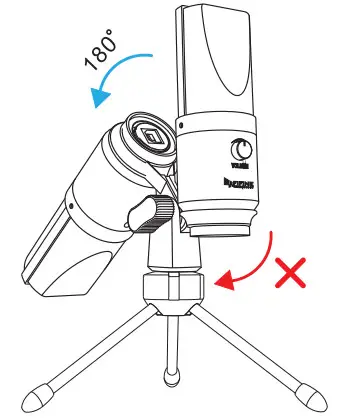 FIFINE T670 Studio Condenser USB Microphone with Arm Stand - STAND INSTALLATION 3