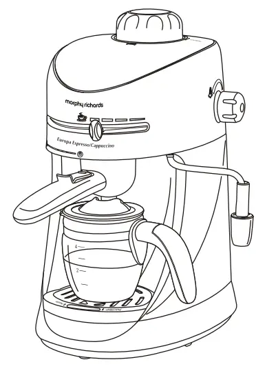 morphy-richards-Europa-800-Watt-Espresso-and-Cappuccino-4-Cup-Coffee-Maker-pro