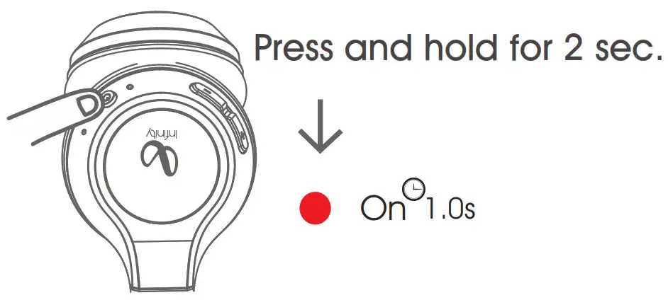 JBL Powerful Long-Lasting Bluetooth Headset-Turn off the headphone