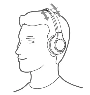 JBL Powerful Long-Lasting Bluetooth Headset-Wearing the headphone