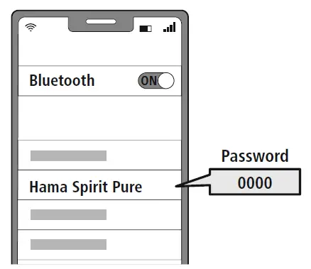 Hama 00184108 BLUETOOTH EARPHONES Spirit Pure fig 8