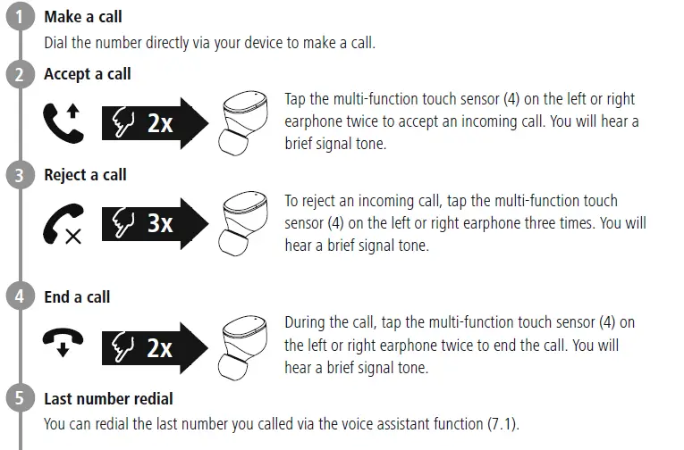 Hama 00184108 BLUETOOTH EARPHONES Spirit Pure fig 9